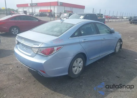 2013 Hyundai Sonata Hybrid from USA, damaged, VIN KMHEC4A43DA077687